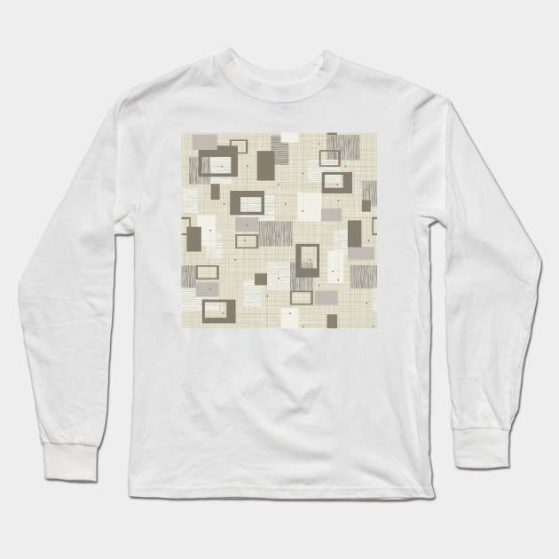 Mid Century Modern 16a Long Sleeve T-Shirt by Makanahele